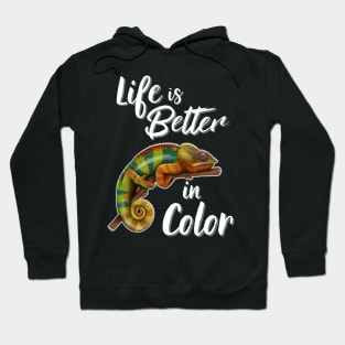 Chameleon Life Is Better In Color Hoodie